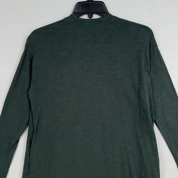 Three Bird Nest Cardigan Womens Small Forest Green Long Open Duster Pocket Drape - Picture 9 of 14